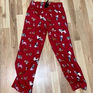 christmas dog pajama pants